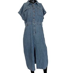 Stylish Blue Women's Jean Overalls